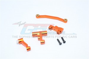 GPM LTX048 ALUMINIUM STEERING ASSEMBLY 1/18 TRAXXAS LATRAX RALLY - LTX048-OR