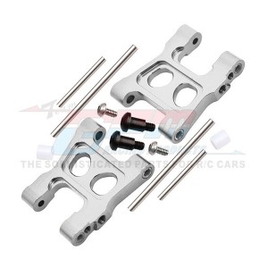 GPM LTX055 ALUMINIUM FRONT/REAR LOWER ARM FOR 1/18 TRAXXAS LATRAX RALLY - LTX055-S