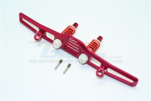ALUMINIUM FRONT BUMPER ABSORBER D-RINGS 1/10 TRX4 DEFENDER TRAIL CRAWLER - Red - TRX4330F-R