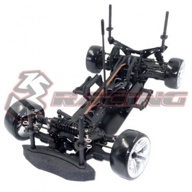 3RACING Sakura D4 1/10 Drift Car(AWD) - Sport Black edition - KIT-D4AWDS/BK