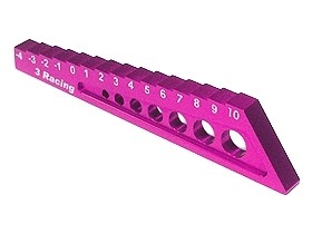 Chassis Droop Gauge -4 to 10mm - Pink - ST-004/PK