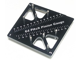 3RACING ST-007 Pinion & Camber Gauge - Black - ST-007/BL