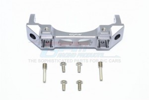 GPM TRX4331F ALUMINIUM FRONT BUMPER MOUNT 1/10 TRX4 DEFENDER TRAIL CRAWLER - Gun silver - TRX4331F-GS