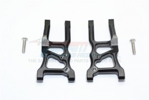 GPM GT055 ALUMINUM FRONT SUSPENSION ARMS TRAXXAS 1/10 4WD FORD GT4-TEC 2.0 / 4-TEC 3.0 93054-4 - GT055-BK