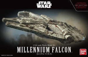 BANDAI 219770 Star Wars / The Last Jedi Millennium Falcon 1/144 Scale Plastic Model - 219770