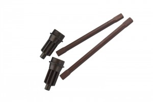 GPM TRX45968 SPRING STEEL REAR AXLE SHAFT 1/10 TRX4 DEFENDER TRAIL CRAWLER - Black - TRX45968-BK