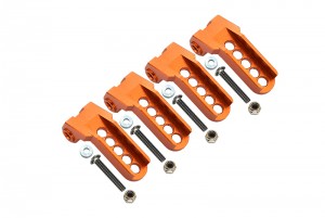 GPM TRX4029FR ALUMINUM ADJUSTABLE F/R DAMPER MOUNT 1/10 ELECTRIC 4WD TRX4 DEFENDER TRAIL CRAWLER - Orange - TRX4029FR-OR