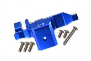 GPM TRX4038GCB ALUMINUM TRANSMISSION LOWER SPUR GEAR CASE COVER 1/10 ELECTRIC 4WD TRX4 DEFENDER TRAIL CRAWLER - Blue - TRX4038GCB-B