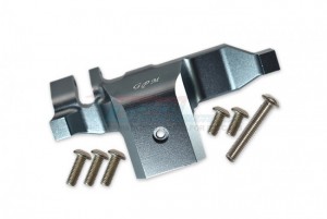 GPM TRX4038GCB ALUMINUM TRANSMISSION LOWER SPUR GEAR CASE COVER 1/10 ELECTRIC 4WD TRX4 DEFENDER TRAIL CRAWLER - Gun silver - TRX4038GCB-GS