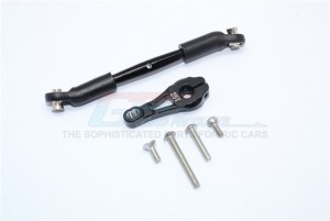 GPM TRX416025 ALUMINUM SERVO HORN WITH STEERING LINK 1/10 ELECTRIC 4WD TRX4 DEFENDER TRAIL CRAWLER - TRX416025-BK