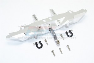 ALUMINIUM REAR BUMPER WITH D-RINGS 1/10 ELECTRIC 4WD TRX4 DEFENDER TRAIL CRAWLER - TRX4330RA-S