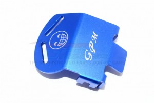 GPM TRX4333A ALUMINUM F/R GEAR BOX BOTTOM PROTECTOR MOUNT 1/10 ELECTRIC 4WD TRX4 DEFENDER TRAIL CRAWLER - Blue - TRX4333A-B
