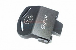 GPM TRX4333A ALUMINUM F/R GEAR BOX BOTTOM PROTECTOR MOUNT 1/10 ELECTRIC 4WD TRX4 DEFENDER TRAIL CRAWLER - Black - TRX4333A-BK