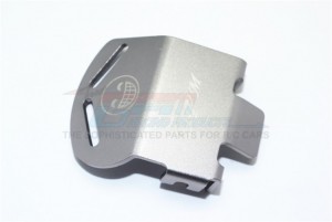 GPM TRX4333A ALUMINUM F/R GEAR BOX BOTTOM PROTECTOR MOUNT 1/10 ELECTRIC 4WD TRX4 DEFENDER TRAIL CRAWLER - Gun silver - TRX4333A-GS