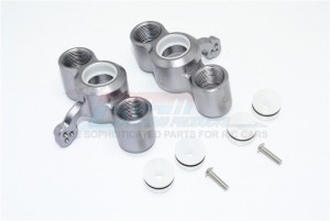 GPM MAS021 ALUMINUM FRONT KNUCKLE ARMS 1/10 4WD ARRMA SENTON 6S BLX - Gun silver - MAS021-GS