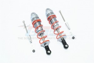 GPM MAS100F ALUMINUM FRONT ADJUSTABLE DAMPERS 100MM 1/10 4WD ELECTRIC SENTON 6S BLX SUPER-DUTY SHORT - Gun silver - MAS100F-GS-OR-BEBK