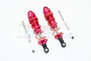 GPM MAS100F ALUMINUM FRONT ADJUSTABLE DAMPERS 100MM 1/10 4WD ELECTRIC SENTON 6S BLX SUPER-DUTY SHORT - Red - MAS100F-R-OR-BEBK