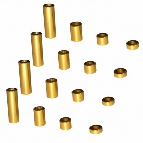 3RACING M4WD-01 ALUMINUM REAR ADJUSTABLE DAMPERS 100MM TAMIYA MINI 4WD - M4WD-01/GO