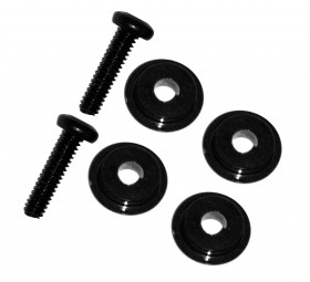 M6.4 X 1.7 Ball Bearing Spacer - Black - M4WD-03/BK