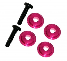 M6.4 X 1.7 Ball Bearing Spacer - Pink - M4WD-03/PK