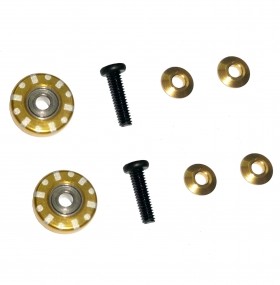 9mm Aluminum Ball -Race Rollers ( Ringless ) TAMIYA MINI 4WD - M4WD-29/GO