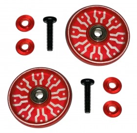 17mm Aluminum Ball -Race Rollers ( Ringless ) TAMIYA MINI 4WD - M4WD-31/RE