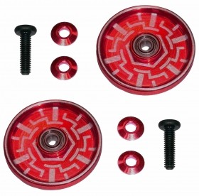 19mm Aluminum Ball -Race Rollers ( Ringless ) TAMIYA MINI 4WD - M4WD-32/RE