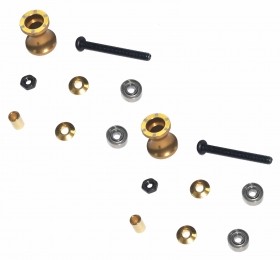 Double Aluminum Rollers ( 8-9mm ) TAMIYA MINI 4WD - M4WD-33/GO