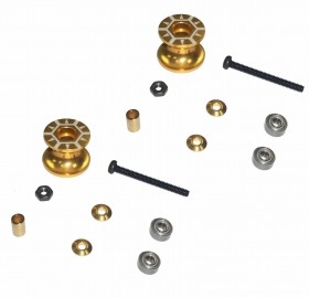 Double Aluminum Rollers ( 12-13mm ) TAMIYA MINI 4WD - M4WD-34/GO