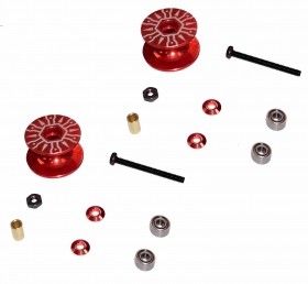 Double Aluminum Rollers ( 16-17mm ) TAMIYA MINI 4WD - M4WD-35/RE