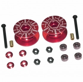Double Aluminum Rollers ( 18-19mm ) TAMIYA MINI 4WD - M4WD-36/RE