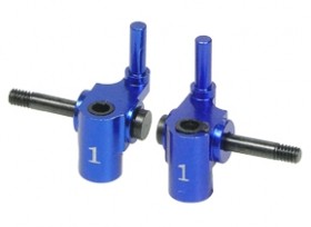 3RACING KZ-08 Aluminium Steering Block (0 / 1 / 2 Degree) For KYOSHO Mini-Z MR-02 MR-015 - KZ-08/1/BU