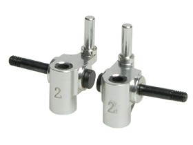 3RACING KZ-08 Aluminium Steering Block (0 / 1 / 2 Degree) For KYOSHO Mini-Z MR-02 MR-015 - KZ-08/2/SI