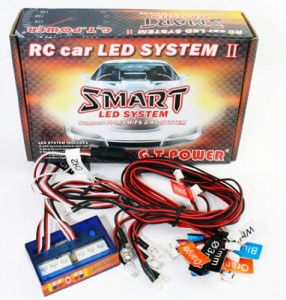 GT POWER RC Smart 12 LED System 3CH RX PPM FM FS 2.4G Support 1/10 RC Drift Car - GT25