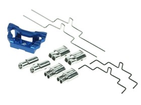 Aluminium Heat Sink Damper w/ Exhaust Pipe Rear For Mini-Z AWD - AWD-27