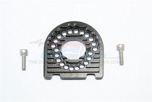 GPM GT018 ALUMINUM MOTOR MOUNT PLATE WITH HEAT SINK FINS 1/10 4WD FORD GT4-TEC 2.0 / 4-TEC 3.0 93054-4 - Black - GT018-BK