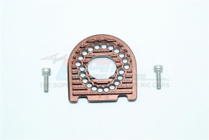 GPM GT018 ALUMINUM MOTOR MOUNT PLATE WITH HEAT SINK FINS 1/10 4WD FORD GT4-TEC 2.0 / 4-TEC 3.0 93054-4 - Brown - GT018-BR