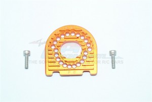 GPM GT018 ALUMINUM MOTOR MOUNT PLATE WITH HEAT SINK FINS 1/10 4WD FORD GT4-TEC 2.0 / 4-TEC 3.0 93054-4 - Orange - GT018-OR