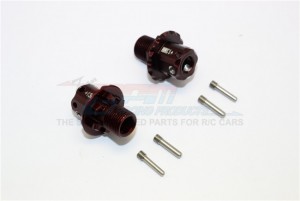 GPM ARR010/+13MM ALUMINUM 13MM HEX ADAPTERS ARRMA TYPHON SENTON TALION KRATON - Brown - ARR010/+13MM-BR