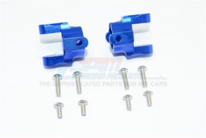 GPM VEN019 ALUMINUM FRONT C HUBS 1/10 HPI ELECTRIC 4WD RTR VENTURE TOYOTA FJ CRUISER - Blue - VEN019-B