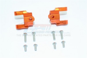 GPM VEN019 ALUMINUM FRONT C HUBS 1/10 HPI ELECTRIC 4WD RTR VENTURE TOYOTA FJ CRUISER - Orange - VEN019-OR