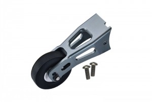 GPM LB333 ALUMINIUM REAR WHEELIE BAR TAMIYA LUNCH BOX - Gun silver - LB333R-GS