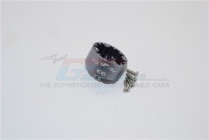 ALUMINUM FRONT OR REAR DIFFERENTIAL CASE 1/8 4WD E6 III HX MONSTER TRUCK EP #505005 - E6011-GS