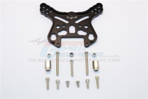 ALUMINUM FRONT OR REAR ADJUSTABLE DAMPER MOUNT 1/8 4WD E6 III HX MONSTER TRUCK EP #505005 - E6028-BK