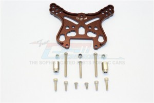 ALUMINUM FRONT OR REAR ADJUSTABLE DAMPER MOUNT 1/8 4WD E6 III HX MONSTER TRUCK EP #505005 - E6028-BR