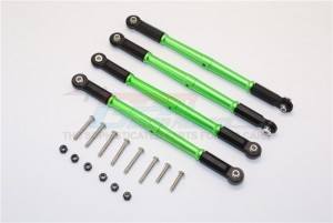 ALUMINUM FRONT REAR STEERING TIE ROD 1/8 4WD E6 III HX MONSTER TRUCK EP #505005 - E6049-G-BEBK