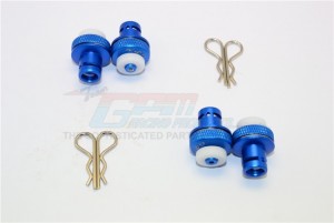 ALUMINIUM FRONT & REAR MAGNETIC BODY MOUNT 1/8 4WD E6 III HX MONSTER TRUCK EP #505005 - E6201FR-B