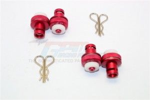 ALUMINIUM FRONT & REAR MAGNETIC BODY MOUNT 1/8 4WD E6 III HX MONSTER TRUCK EP #505005 - E6201FR-R