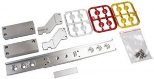 Parts Alu Container Tailight Bumper W Oval Light For TAMIYA 1/14 Semi-Trailer - HH-UP0034A