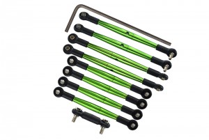 GPM ERV160 ALLOY COMPLETED TIE ROD TRAXXAS 1/16 MINI E-REVO - Green - ERV160-G-BEBK